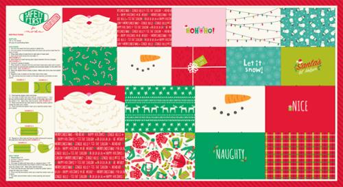 Safety First 24" Holiday Panel 20771 Stacy Iest Hsu Moda
