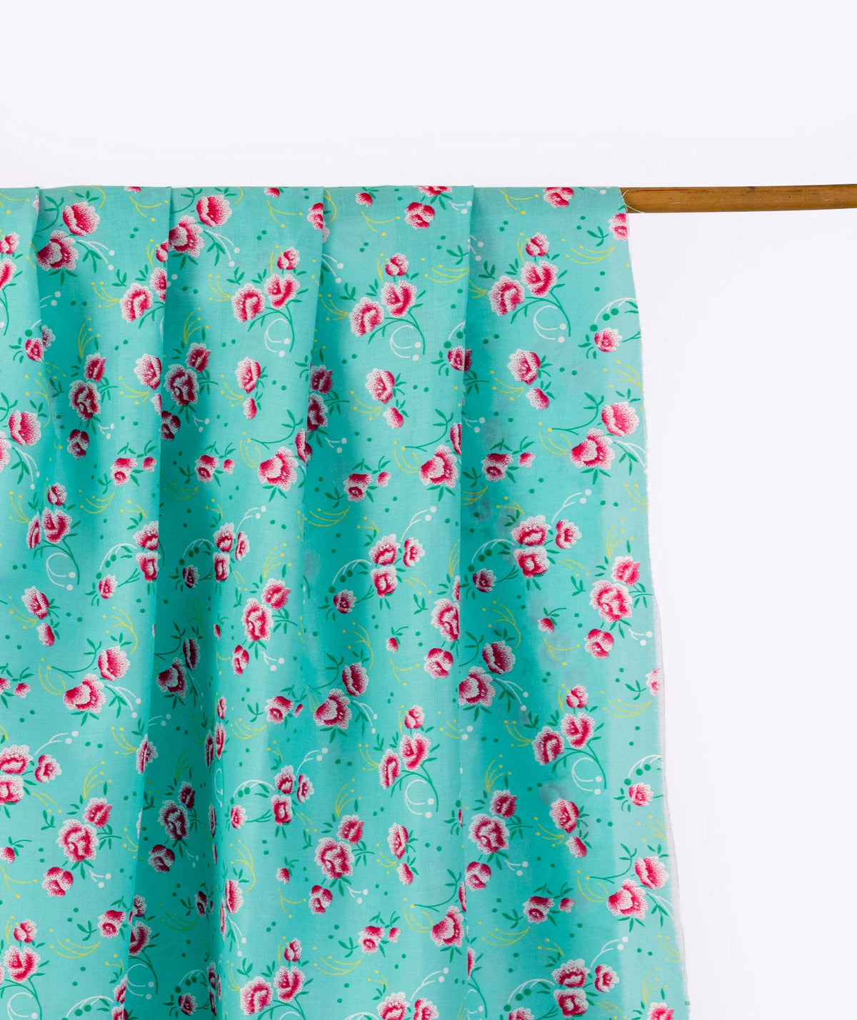 Celadon Peony 130 Pivoine Poplin Petit Pan Half Yard