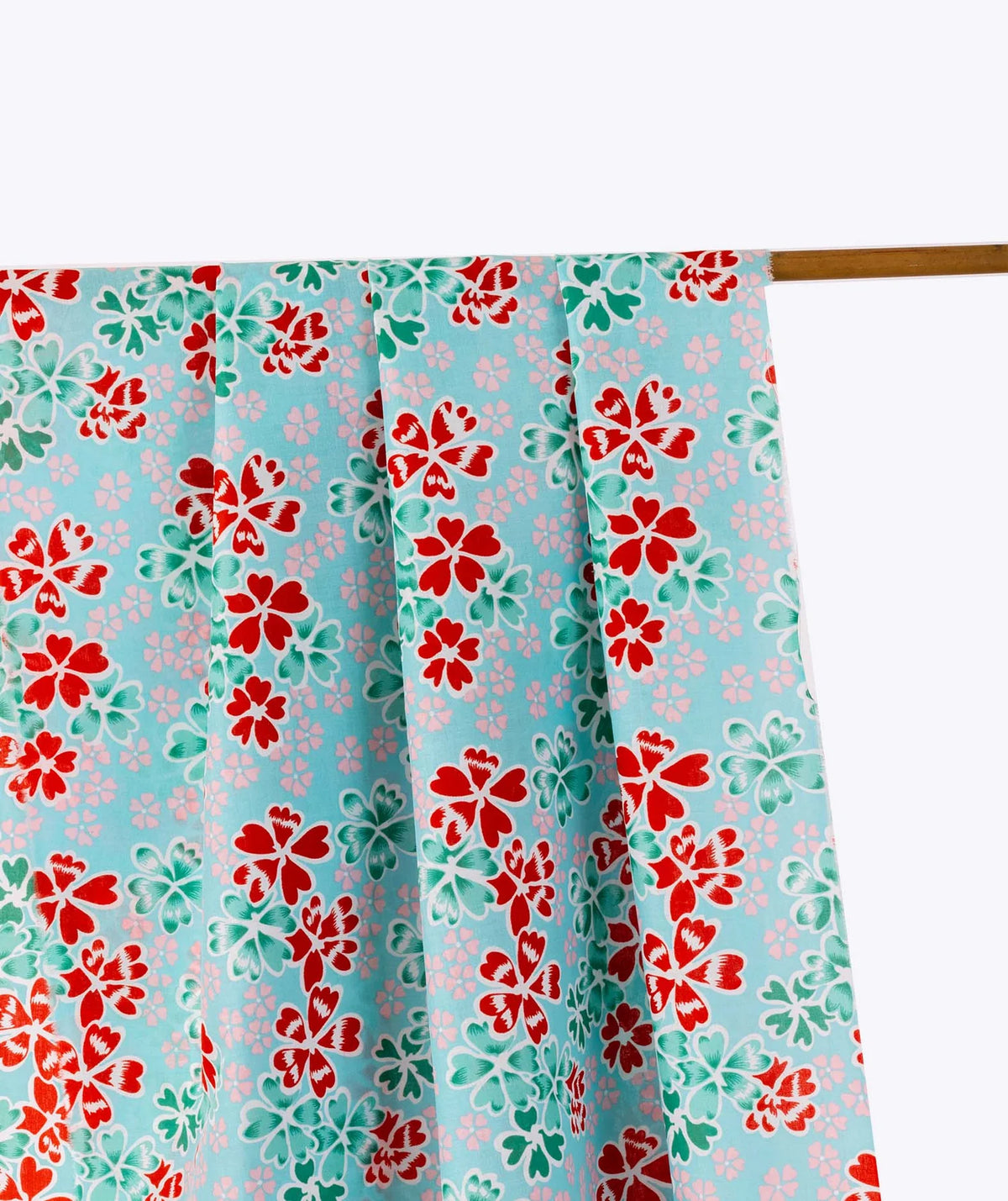 Junko Sky Blue 875TJ Poplin Petit Pan Half Yard