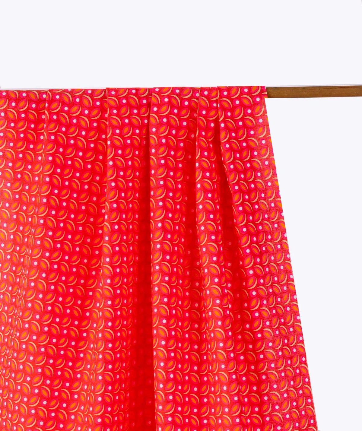 Ultramarine Cereal 844 Tangerine Poplin Petit Pan Half Yard