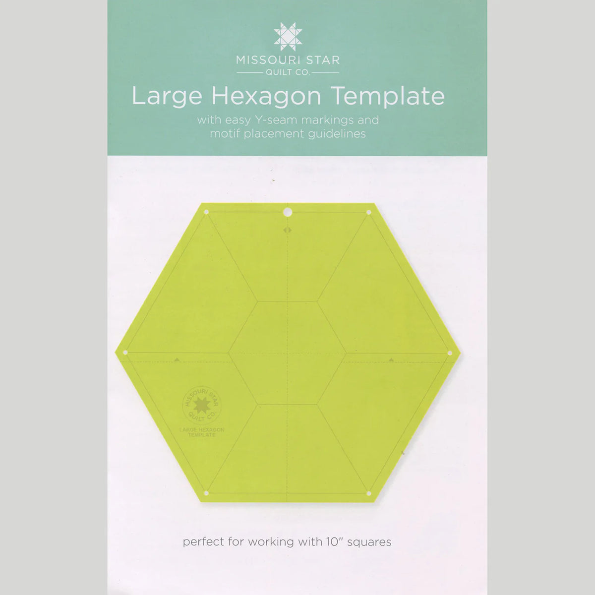Missouri Star Large Hexagon Template
