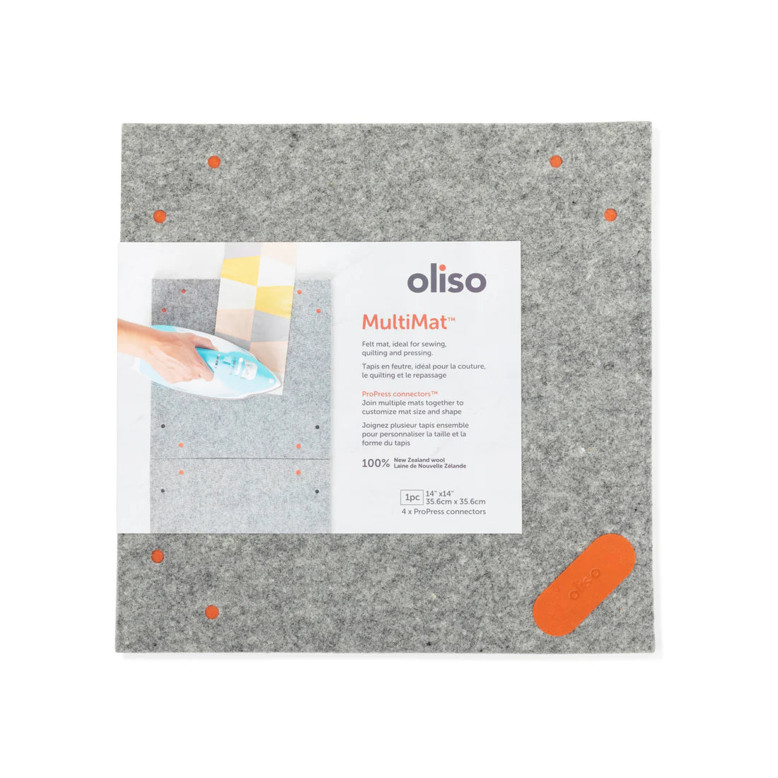 Oliso Wool Pressing Multi Mat 2 Pack Bundle