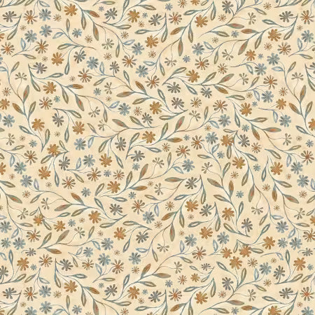 Novella Antiqued Vine Neutral Sally Barlow P&B Textiles NOVE6397 NE Half Yard