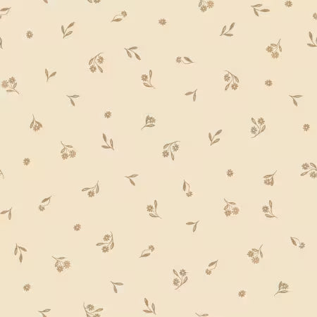 Novella Dainty Sprig Toss Neutral Sally Barlow P&B Textiles NOVE6400 NE Half Yard