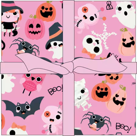 Not Scary 5" Squares Charm Pack by Jill and Rani for Poppie Cotton NT26520