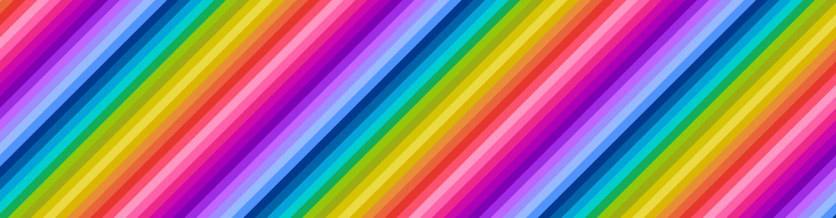 Omnificient Ombres Vibrant Rainbow Diagnoal Stripe OM1B Lewis & Irene Half Yard