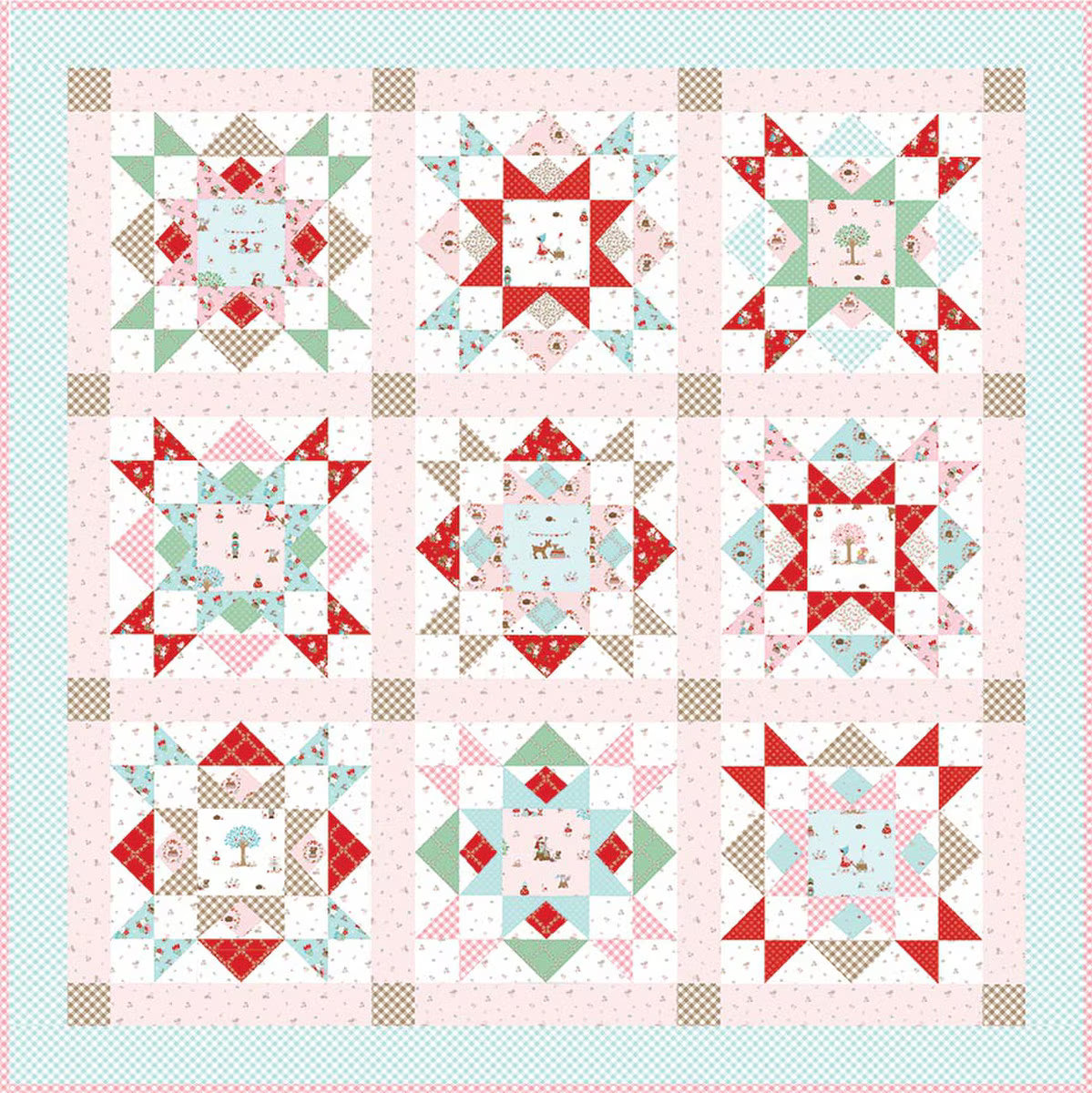 Tasha Noel Joyful 2 Quilt Pattern Riley Blake Designs P117-JOYFUL2