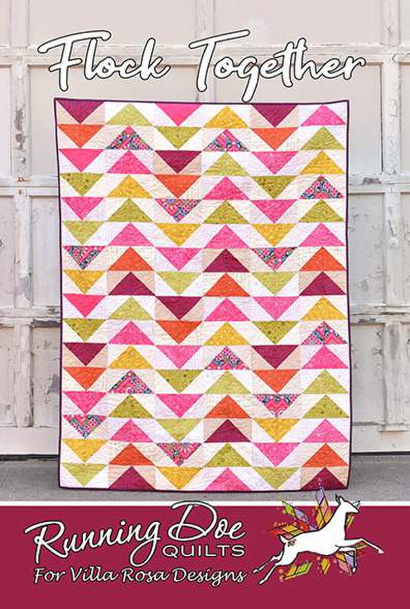 Villa Rosa Designs P147-FLOCKTOGETHER Flock Together Quilt Pattern