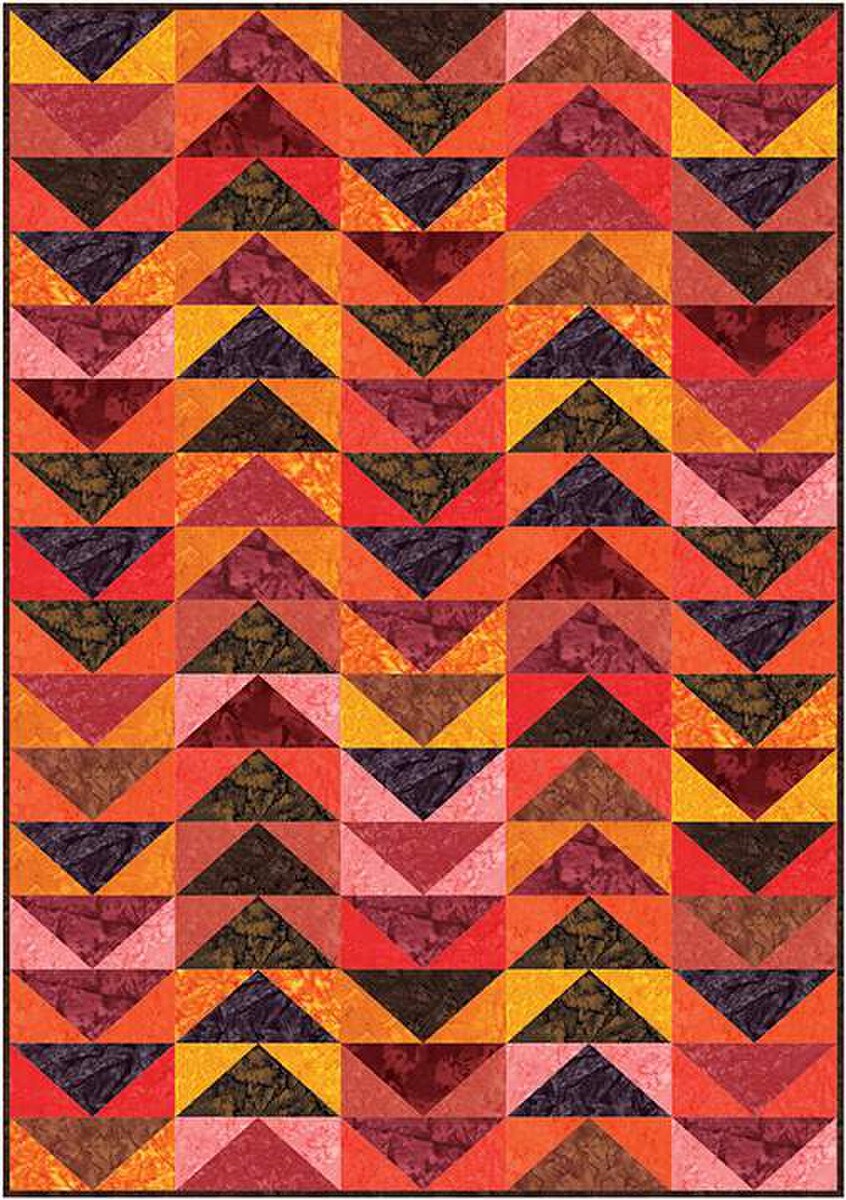 Villa Rosa Designs P147-FLOCKTOGETHER Flock Together Quilt Pattern