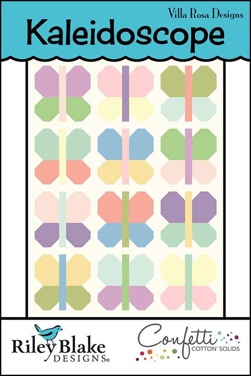 Villa Rosa Designs P147-KALEIDOSCOPE-66476 Kaleidoscope Quilt Pattern