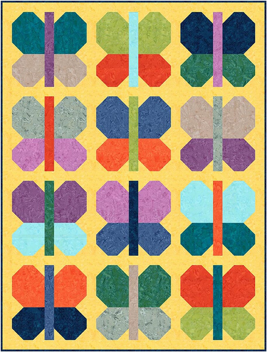 Villa Rosa Designs P147-KALEIDOSCOPE-66476 Kaleidoscope Quilt Pattern