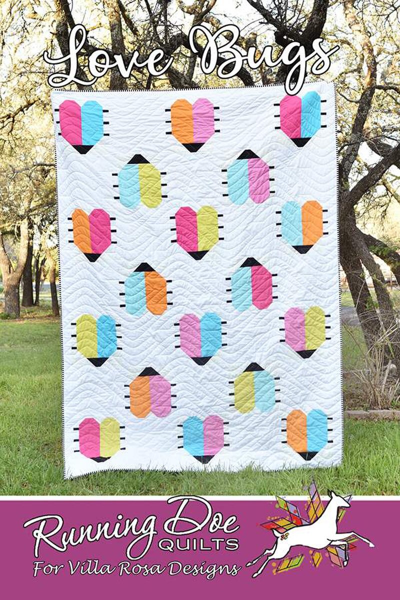 Villa Rosa Designs P147-LOVEBUGS Love Bugs Quilt Pattern