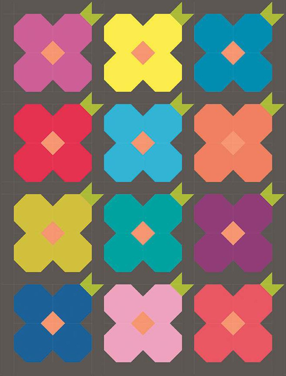 Villa Rosa Designs P147-MAYFLOWERS-66478 May Flowers Quilt Pattern
