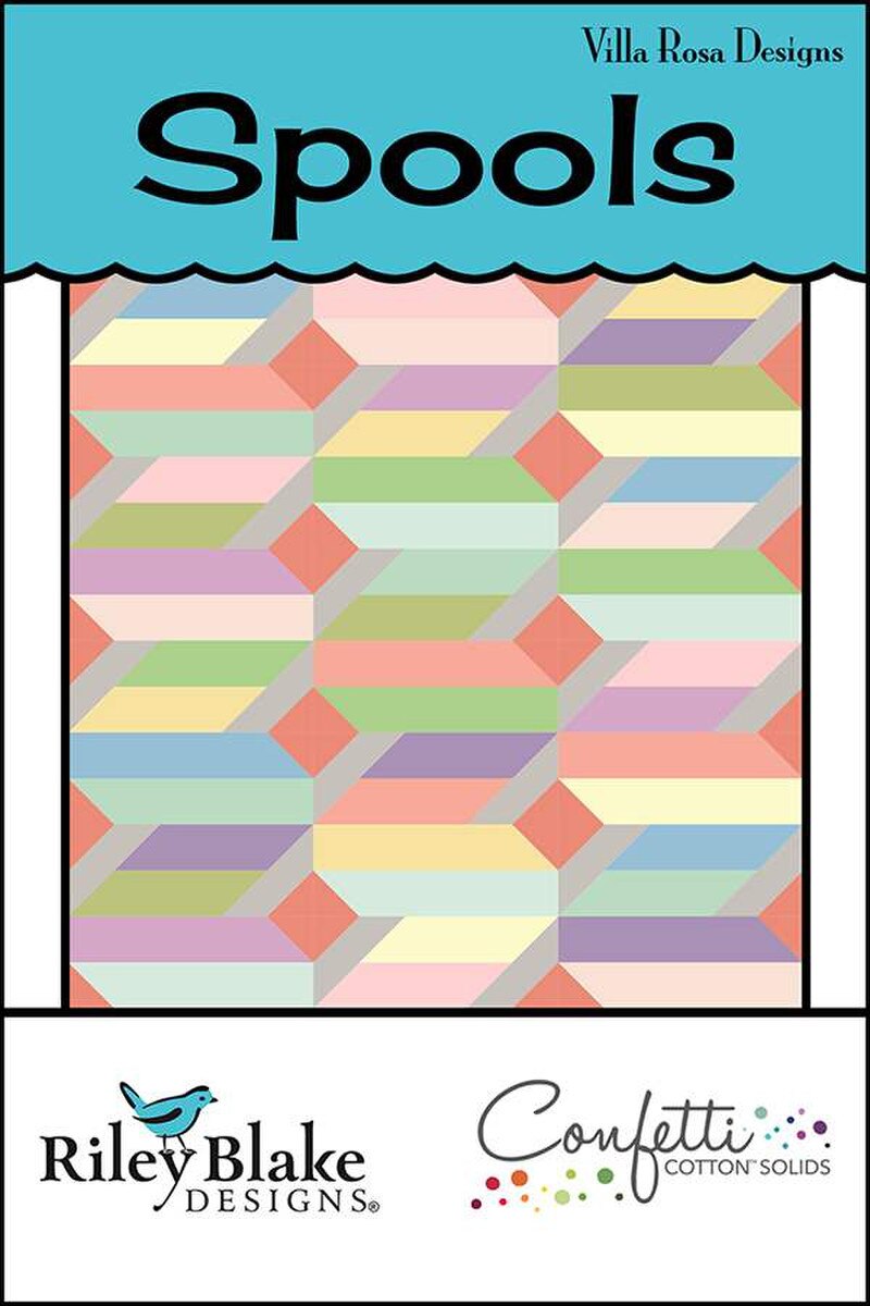 Villa Rosa Designs P147-SPOOLS-66481 Spools Quilt Pattern