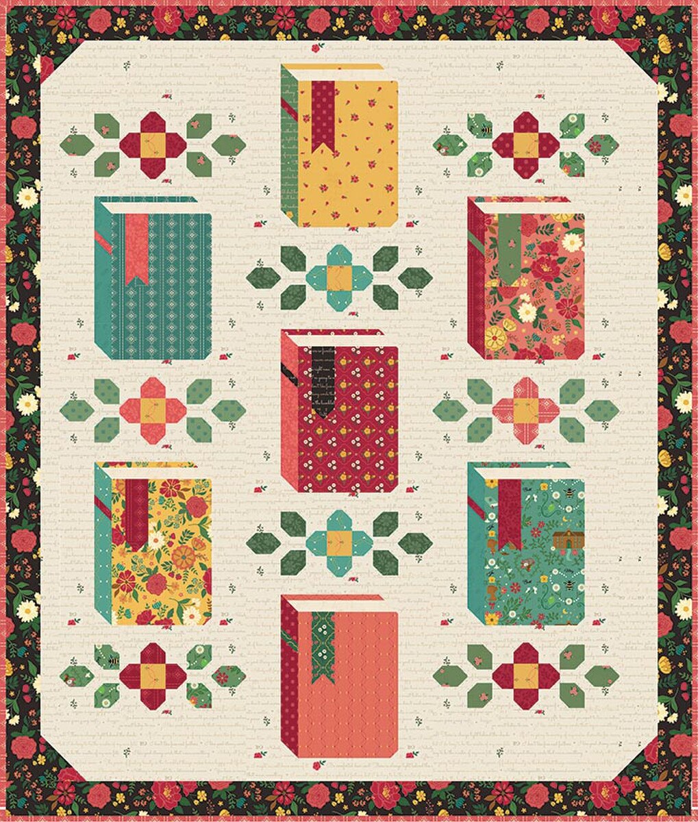 Novel Idea Quilt Pattern Heather Peterson Riley Blake P154­-NOVELIDEA