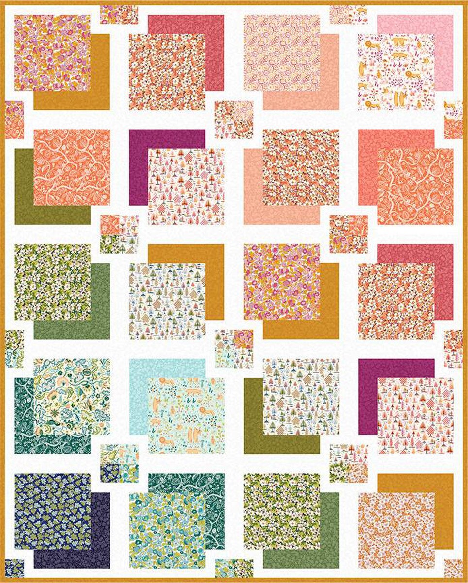 Country Life Prairie Garden Quilt Pattern P177-PRAIRIEGARDEN Jennifer Long Riley Blake