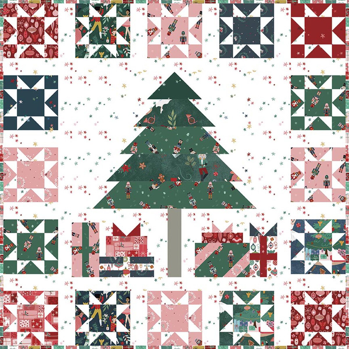 Jennifer Long Presents & Pine Quilt Pattern Riley Blake Designs P177-PRESENTSPINE