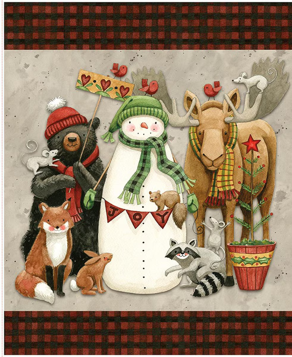 Northern Christmas 1 Yard Panel Teresa Kogut Riley Blake Designs P17837­-PANEL
