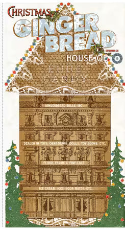 Gingerbread P17840R-PANEL House Panel J. Wecker Riley Blake