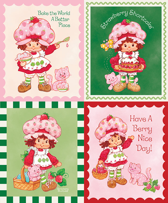 The World of Strawberry Shortcake 35 1/2" x 43 1/2" Panel P18566-PANEL Riley Blake