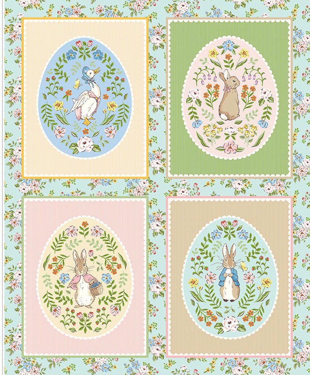 Peter Rabbit™ Spring Panel Beatrix Potter Riley Blake P18756­-PANEL