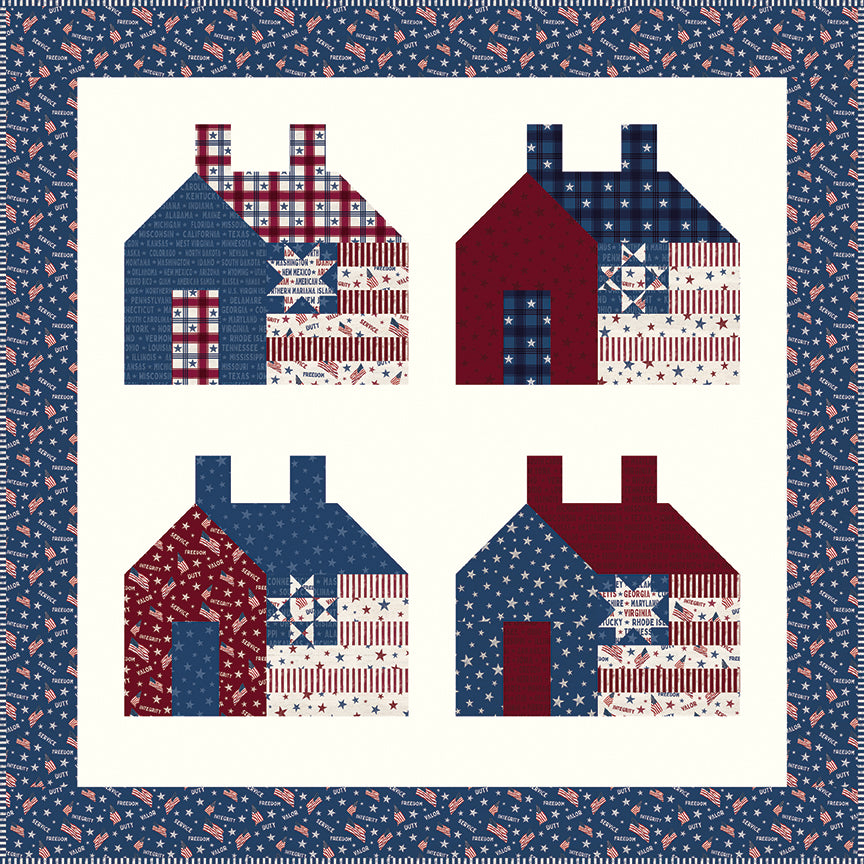 Jen Belnap Liberty Home Quilt Pattern P194-LIBERTY HOME Riley Blake