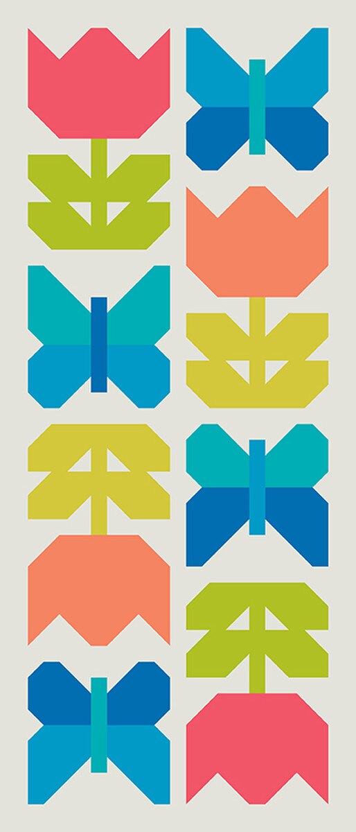 Christa Quilts Butterfly Blossoms Quilt Pattern P290-BUTTERFLYBLOSSOMS Christa Watson Riley Blake