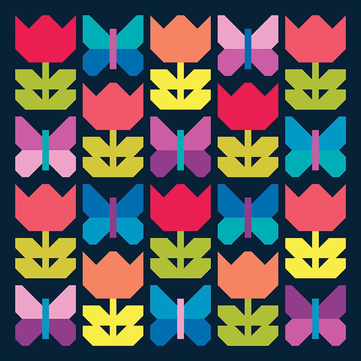 Christa Quilts Butterfly Blossoms Quilt Pattern P290-BUTTERFLYBLOSSOMS Christa Watson Riley Blake