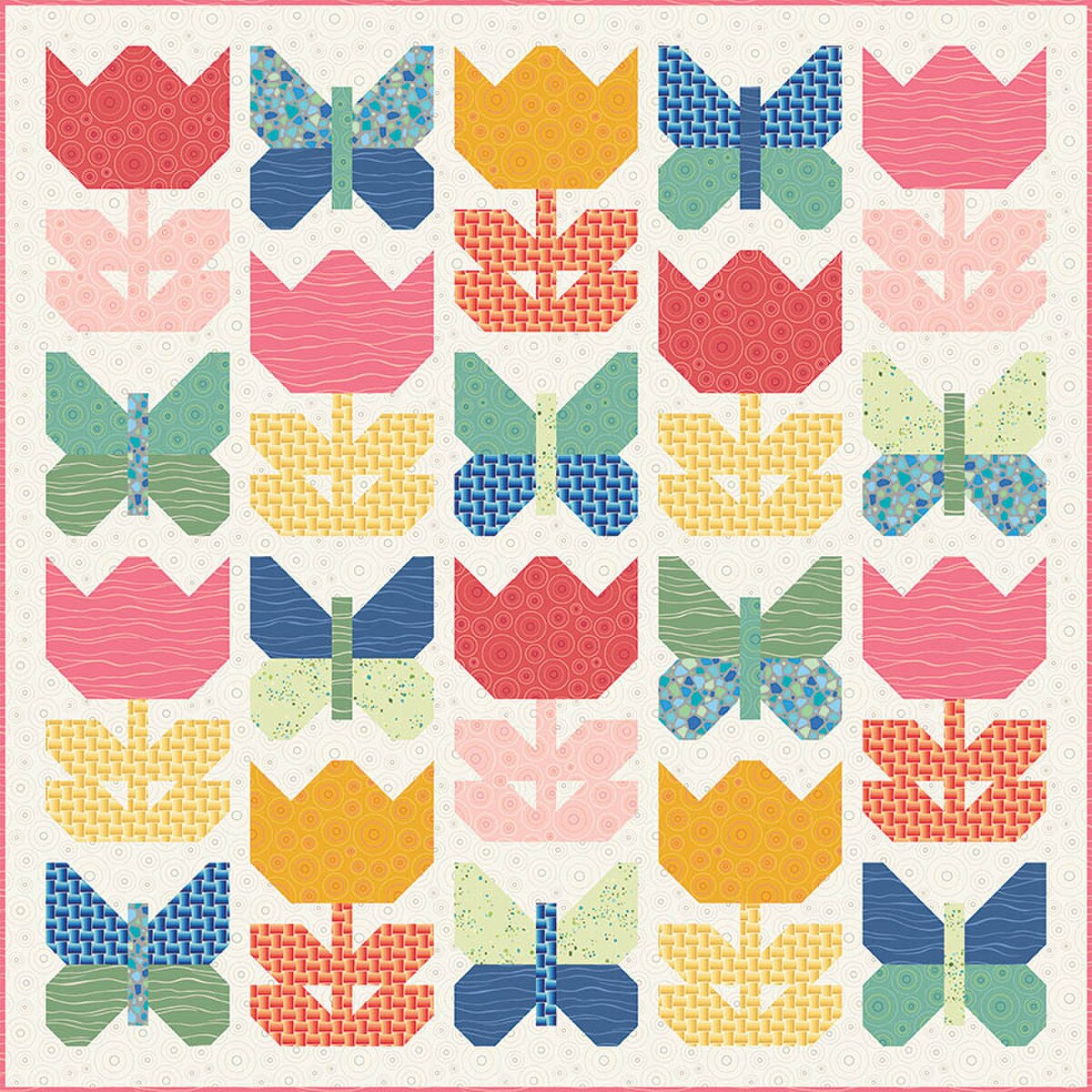 Christa Quilts Butterfly Blossoms Quilt Pattern P290-BUTTERFLYBLOSSOMS Christa Watson Riley Blake
