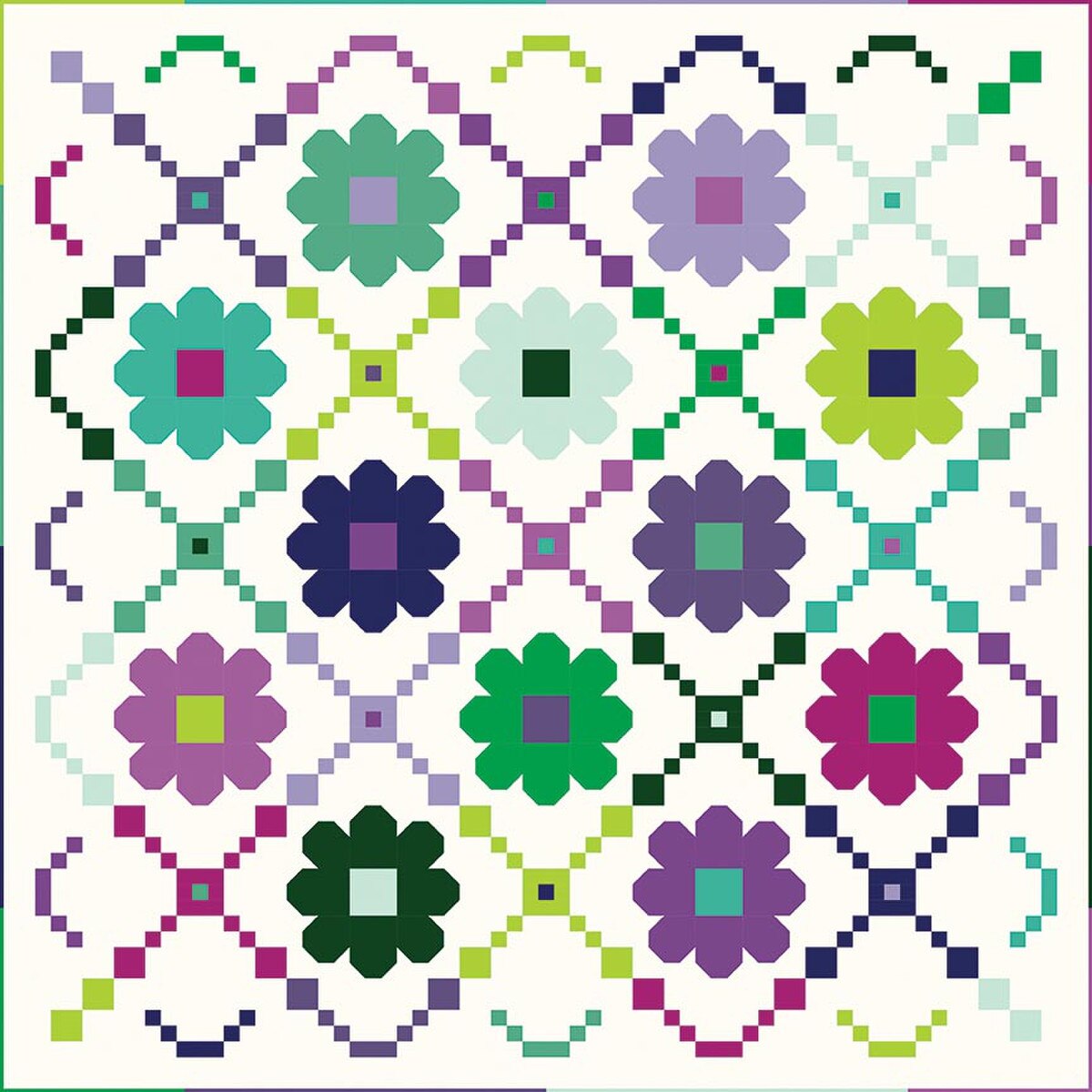Christa Quilts Daisy Chain Quilt Pattern P290-DAISYCHAIN Christa Watson Riley Blake