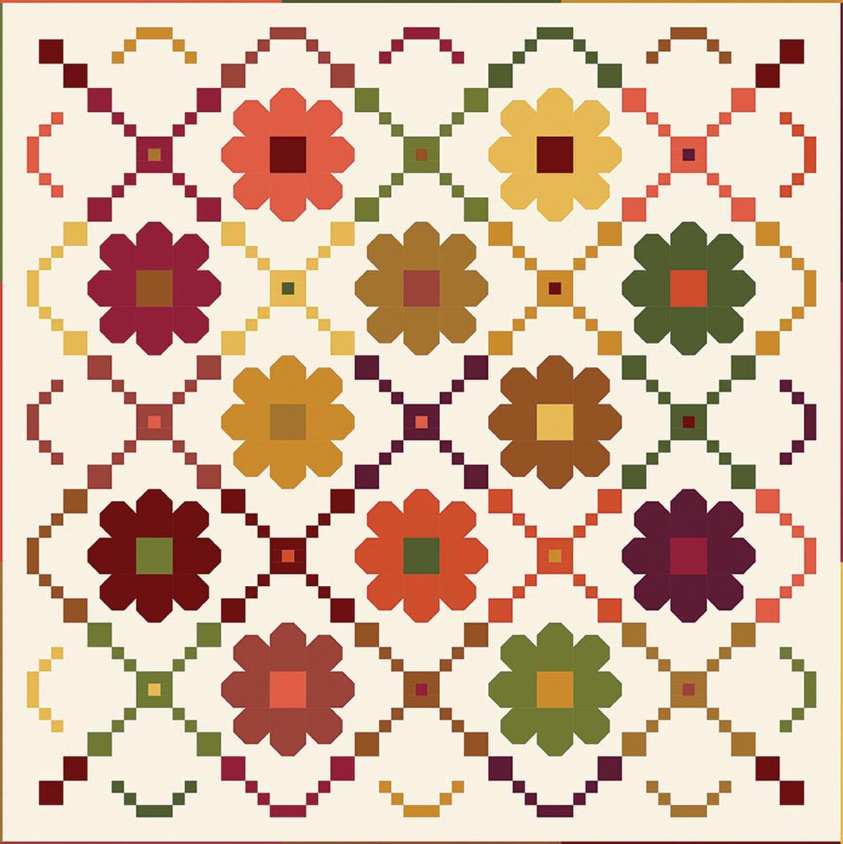 Christa Quilts Daisy Chain Quilt Pattern P290-DAISYCHAIN Christa Watson Riley Blake