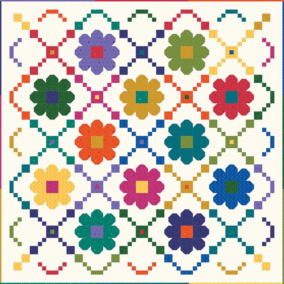 Christa Quilts Daisy Chain Quilt Pattern P290-DAISYCHAIN Christa Watson Riley Blake