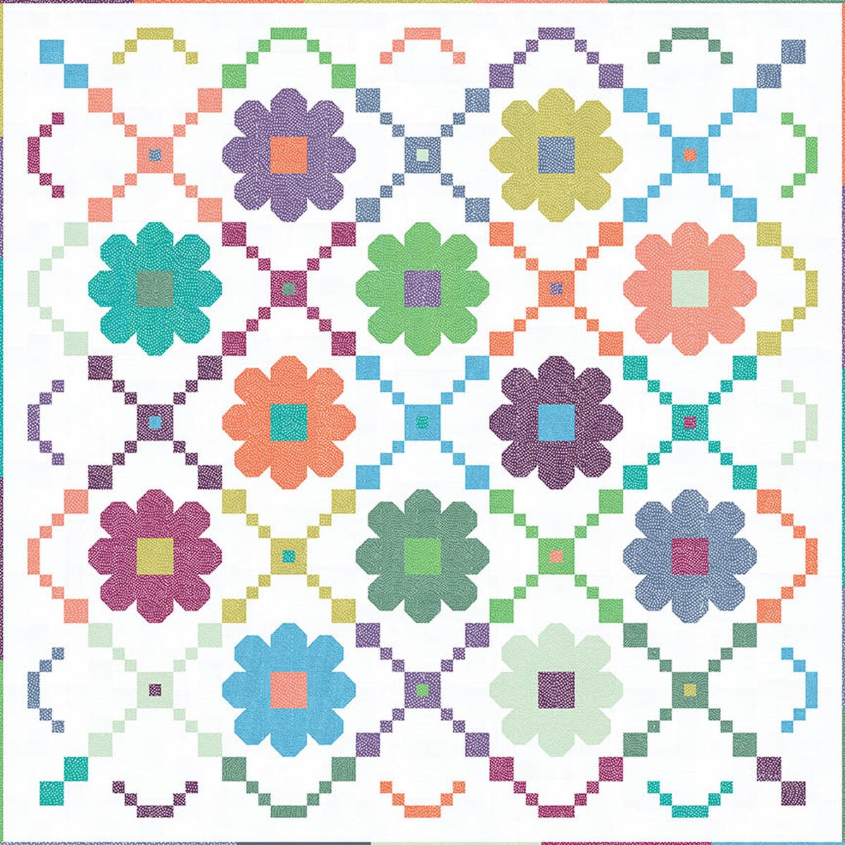 Christa Quilts Daisy Chain Quilt Pattern P290-DAISYCHAIN Christa Watson Riley Blake