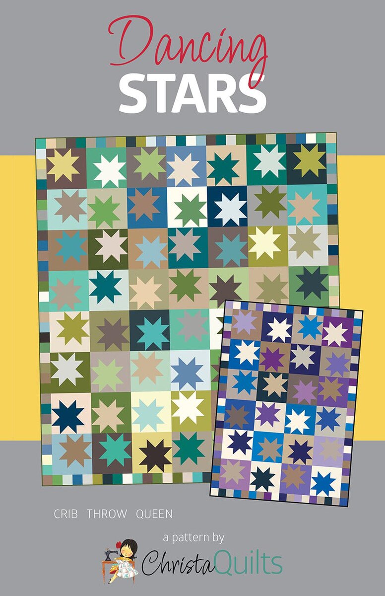 Christa Quilts Dancing Stars Quilt Pattern P290-DANCINGSTARS Christa Watson Riley Blake
