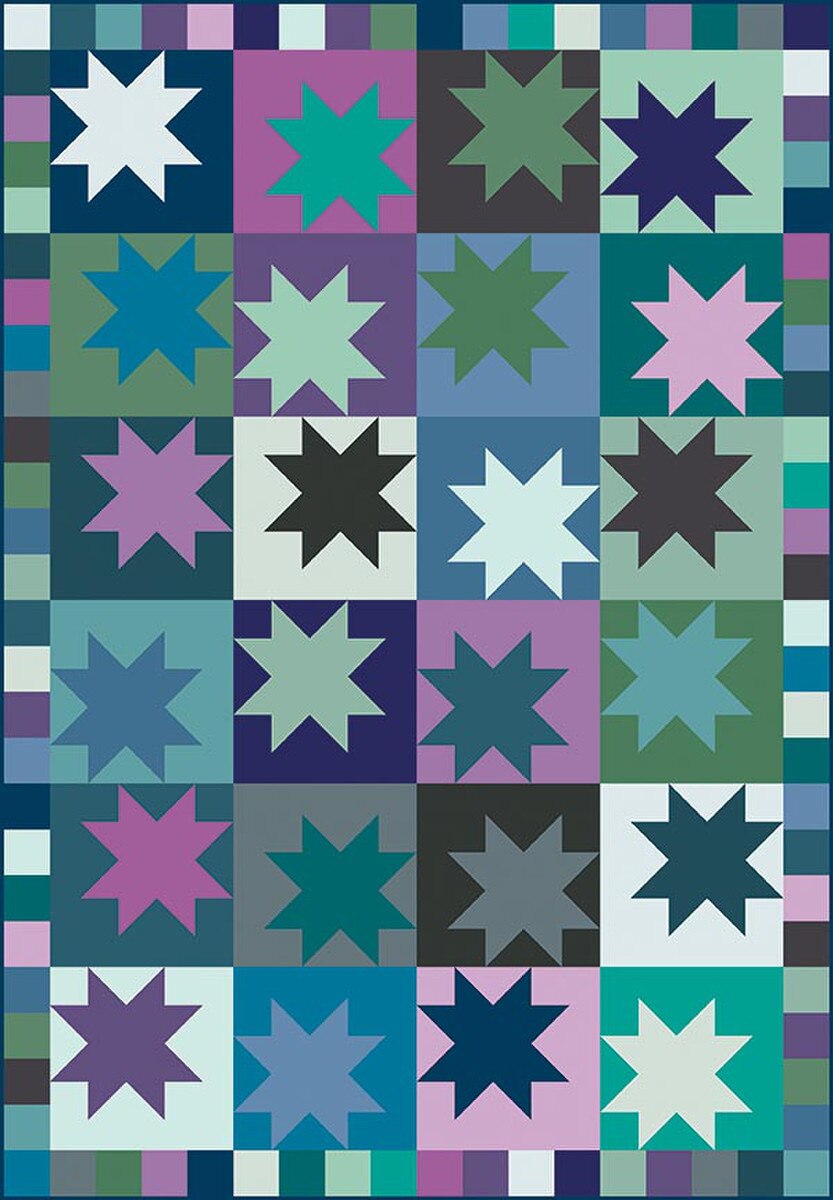 Christa Quilts Dancing Stars Quilt Pattern P290-DANCINGSTARS Christa Watson Riley Blake