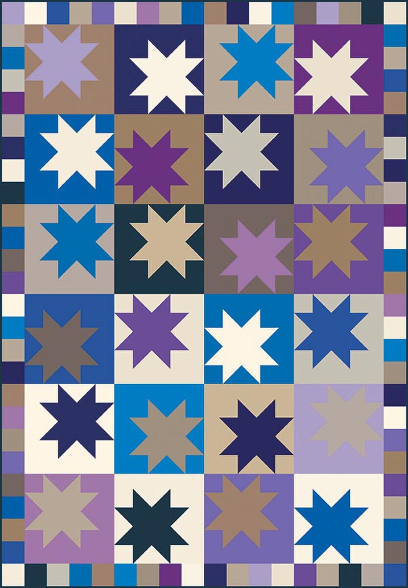 Christa Quilts Dancing Stars Quilt Pattern P290-DANCINGSTARS Christa Watson Riley Blake
