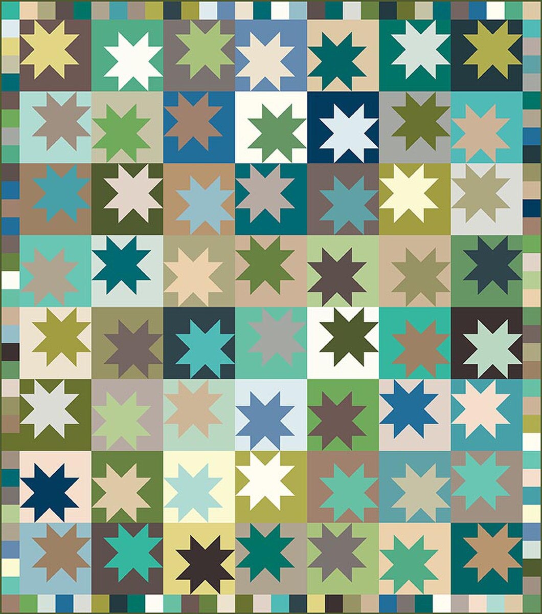 Christa Quilts Dancing Stars Quilt Pattern P290-DANCINGSTARS Christa Watson Riley Blake
