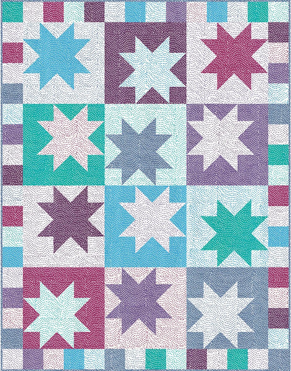 Christa Quilts Dancing Stars Quilt Pattern P290-DANCINGSTARS Christa Watson Riley Blake