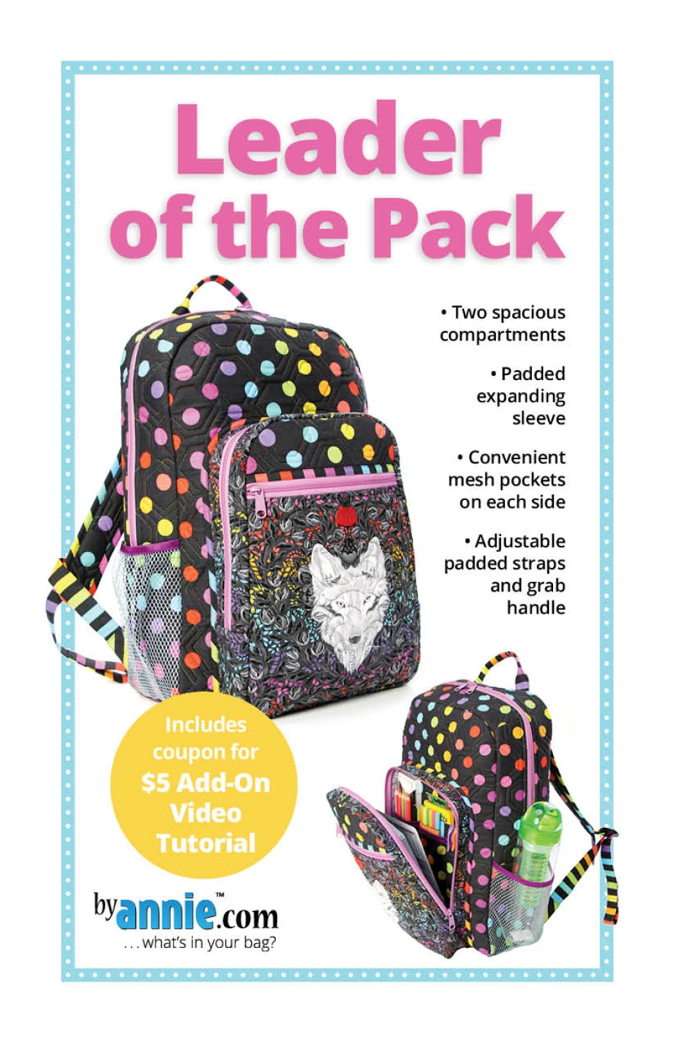 Leader of the Pack PBA315 Sewing Pattern ByAnnie