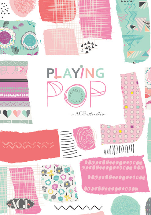 Playing Pop Waving Buds Candied Voile V-1287 Art Gallery Half Yard