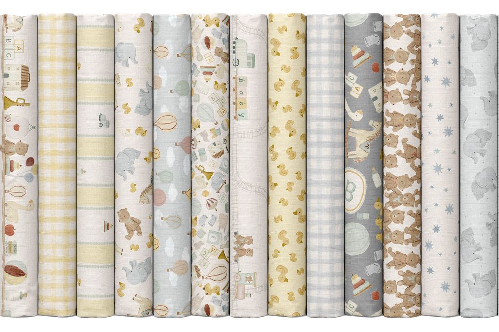Small Wonder Get Quacking Lemon STELLA-D3718 LEMON Dear Stella Half Yard
