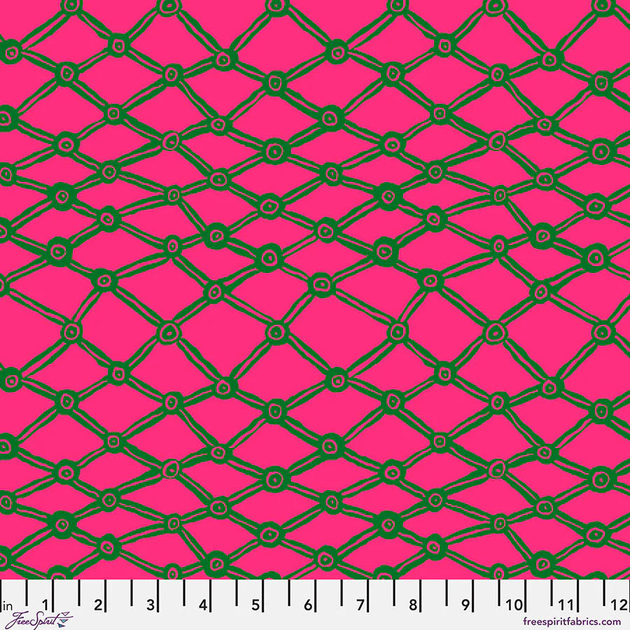 Fassett Collective Nets Pink PWBM036.PINK Half Yard