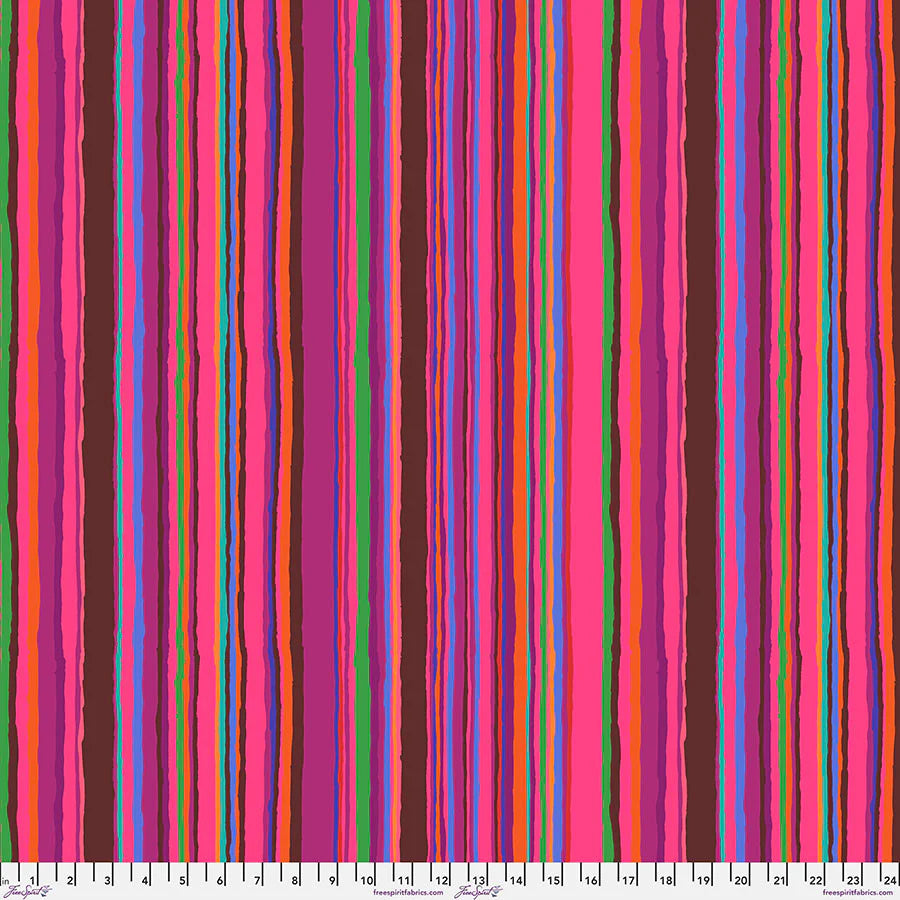 Kaffe Fassett Collective Echo Stripe Red PWGP209.RED Half Yard