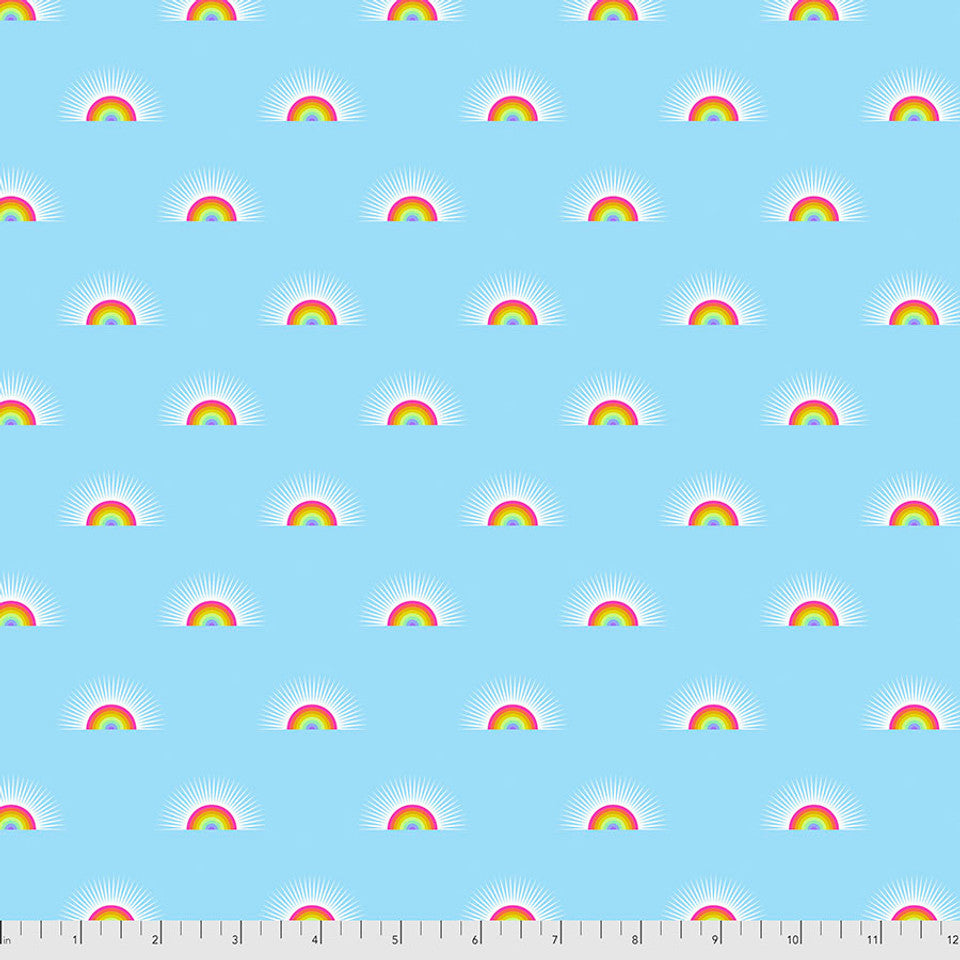 SUNDAZE DAYDREAMER CLOUDS PWTP.176.CLOUDS TULA PINK FREESPIRIT HALF YARD