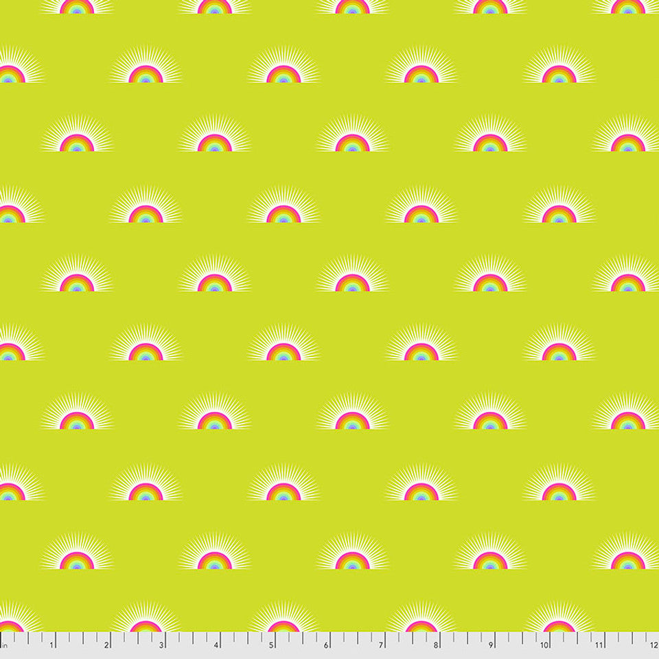 SUNDAZE DAYDREAMER PINEAPPLE TULA PINK FREESPIRIT PWTP.176.PINEAPPLE HALF YARD