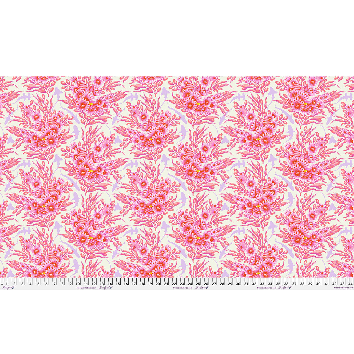 Floral Reef Shadow Sharks Delphine Tula Pink PWTP267.DELPHINE By the Half Yard