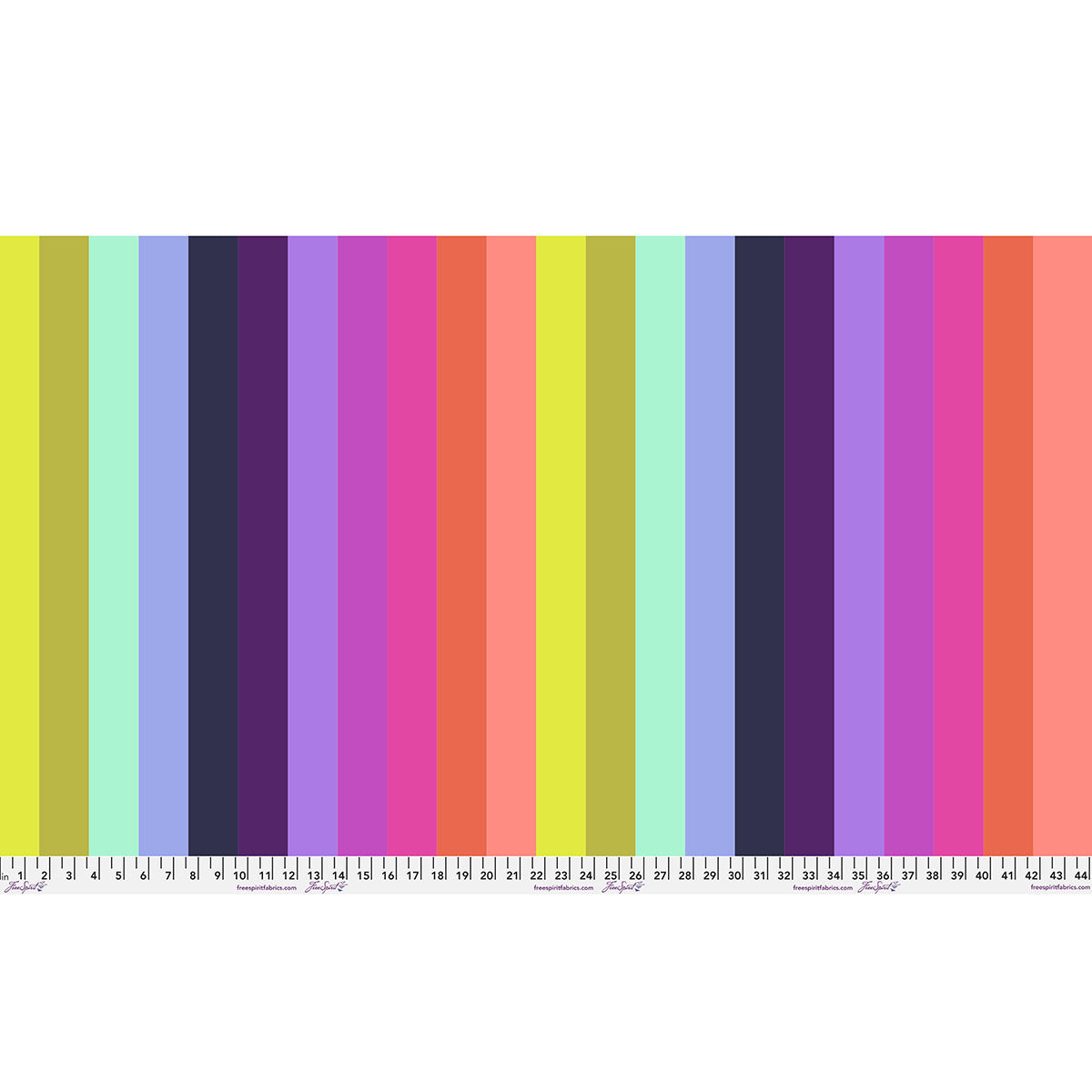 Floral Reef Smooth Sailing Rainbow Deep Dive Tula Pink PWTP271.DEEPDIVE Half Yard