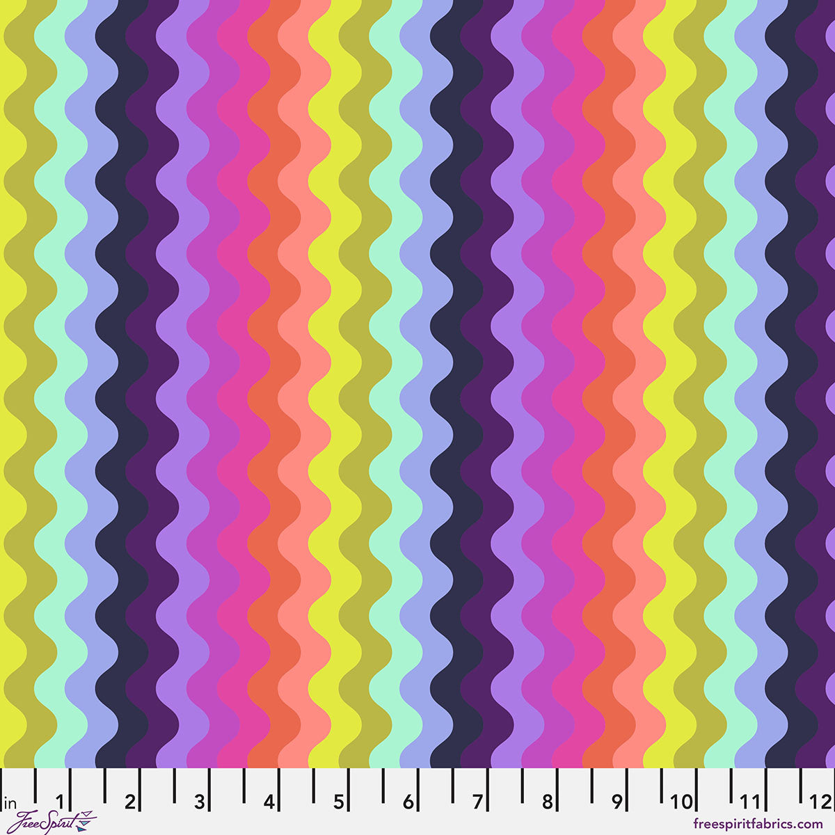 Floral Reef Wave Rider Deep Dive Tula Pink PWTP272.DEEPDIVE By the Half Yard