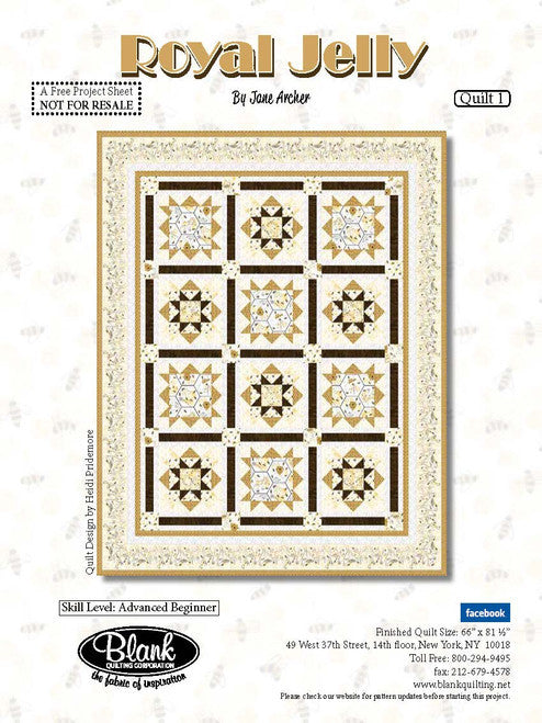 Royal Jelly by Blank Quilting Kit (66" X 81 1/2")