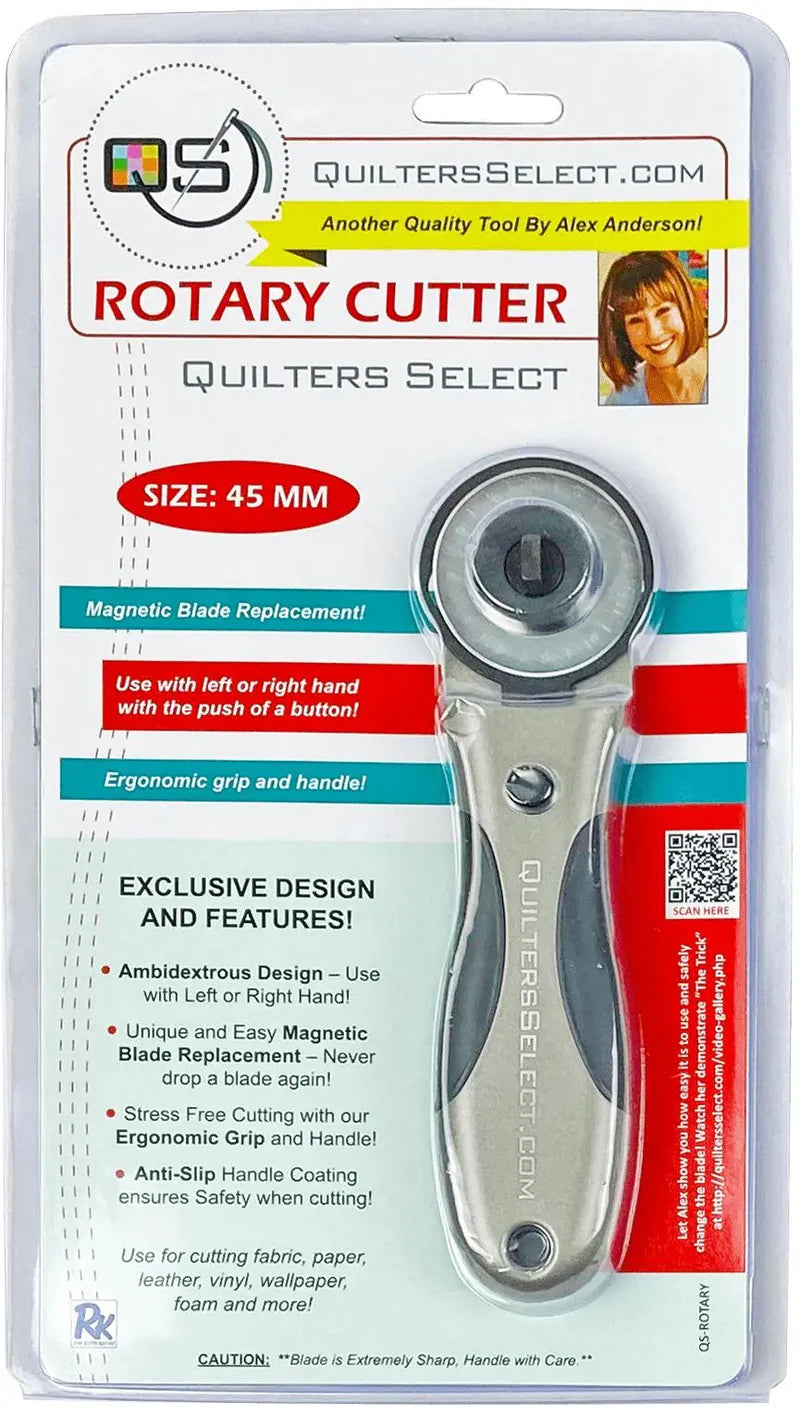 Quilters Select QS-ROTARY2P 45mm Deluxe Rotary Cutter